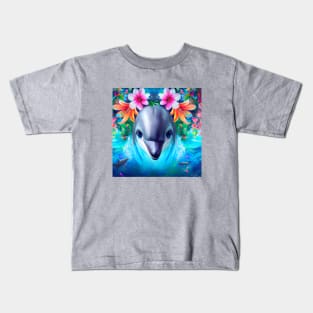 Happy Dolphin Kids T-Shirt